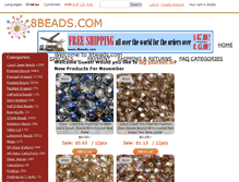 Tablet Screenshot of 8beads.com